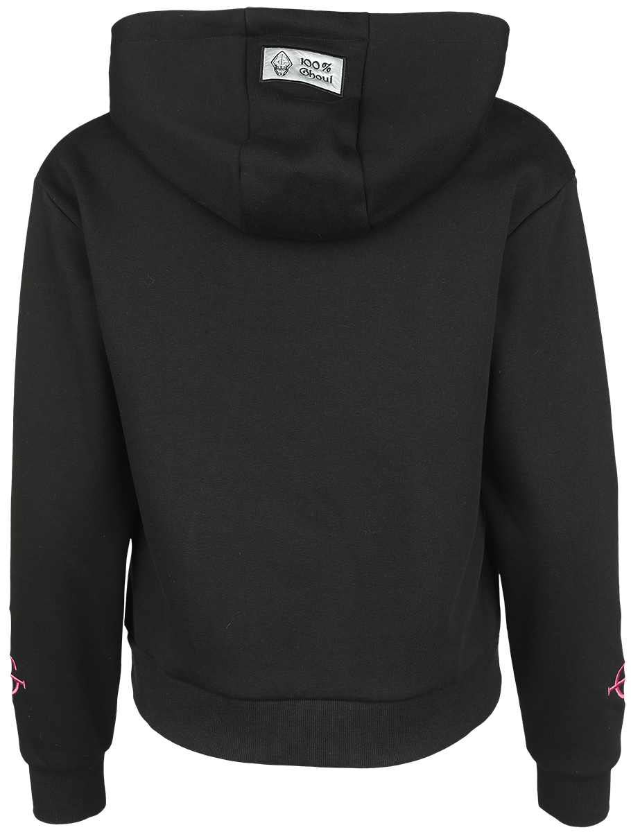 Sweat-shirt à capuche  de Ghost - EMP Signature Collection - S à XXL - pour Femme - noir/lilas - Ghost - View 2