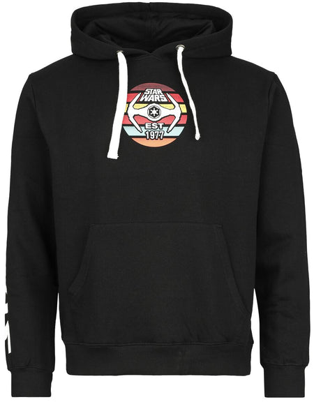 Sweat-shirt à capuche Disney de Star Wars - 1977 - S à M - pour Homme - noir - Star Wars