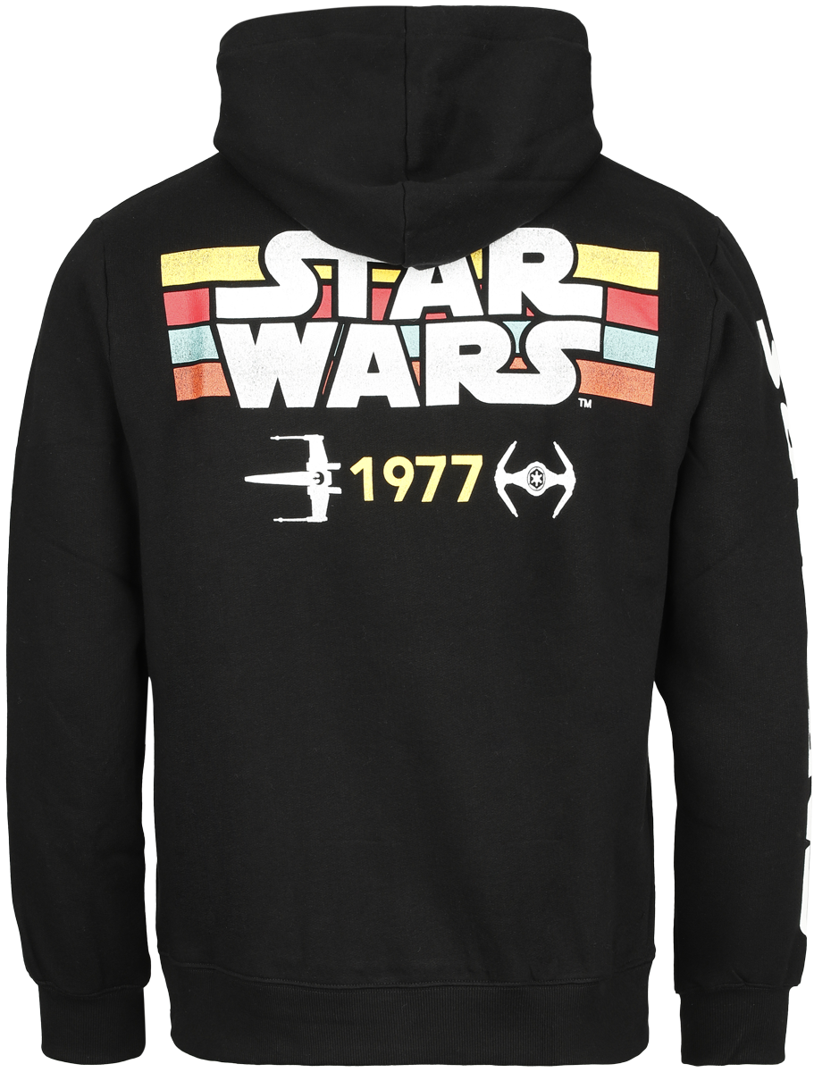 Sweat-shirt à capuche Disney de Star Wars - 1977 - S à M - pour Homme - noir - Star Wars - View 2