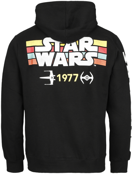 Sweat-shirt à capuche Disney de Star Wars - 1977 - S à M - pour Homme - noir - Star Wars - View 2