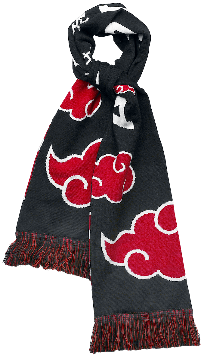 Écharpe  de Naruto - Akatsuki - Logo - pour Homme - multicolore - Naruto - View 2
