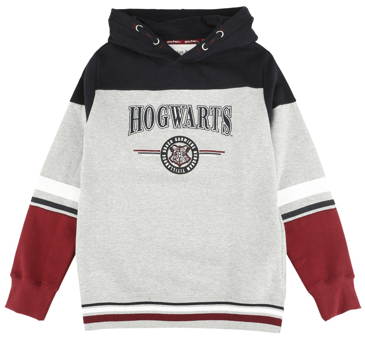 Sweat-Shirt à capuche  de Harry Potter - Enfants - Poudlard - England Made - 128 à 164 - pour filles & garçonse - multicolore - Harry Potter