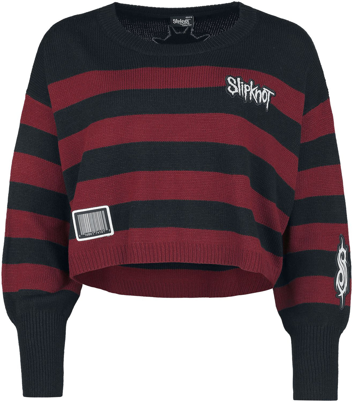 Pull tricoté  de Slipknot - EMP Signature Collection - S à XXL - pour Femme - noir/rouge foncé - Slipknot
