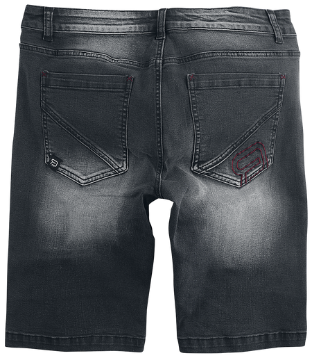 Short  de RED by EMP - Shorts With Biker Details - 33 - pour Homme - noir - RED by EMP - View 2