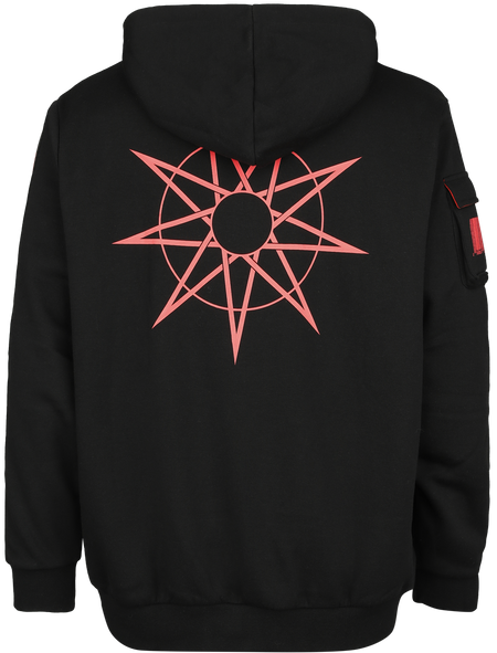 Sweat-shirt zippé à capuche  de Slipknot - EMP Signature Collection - Oversize - S à 3XL - pour Homme - noir - Slipknot - View 2