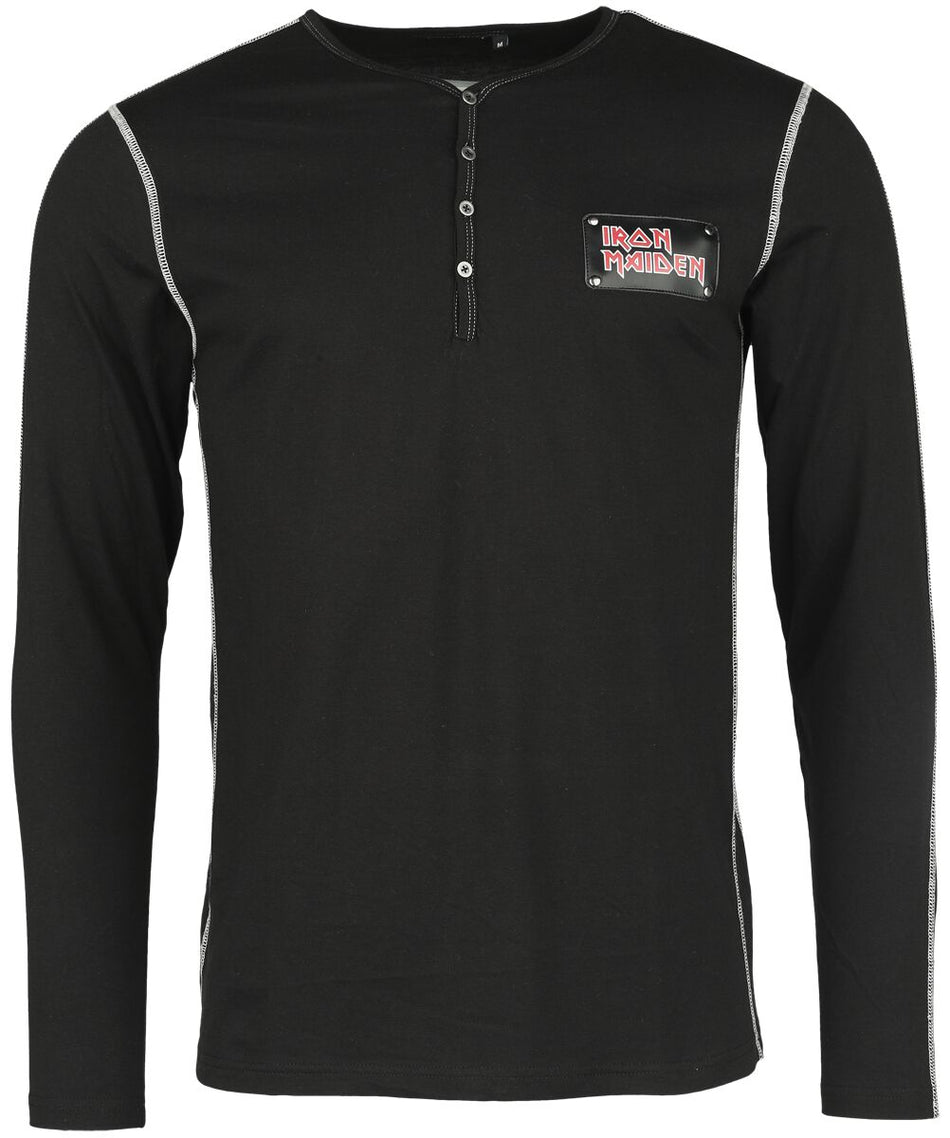 T-shirt manches longues  de Iron Maiden - EMP Signature Collection - M - pour Homme - noir - Iron Maiden