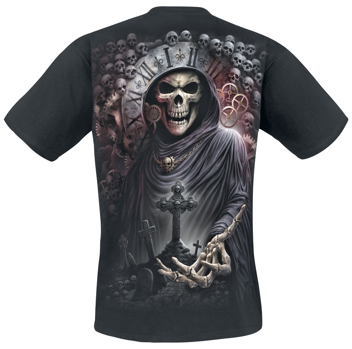 T-Shirt Manches courtes  de Spiral - Reaper Time - S à 4XL - pour Homme - noir - Spiral - View 2