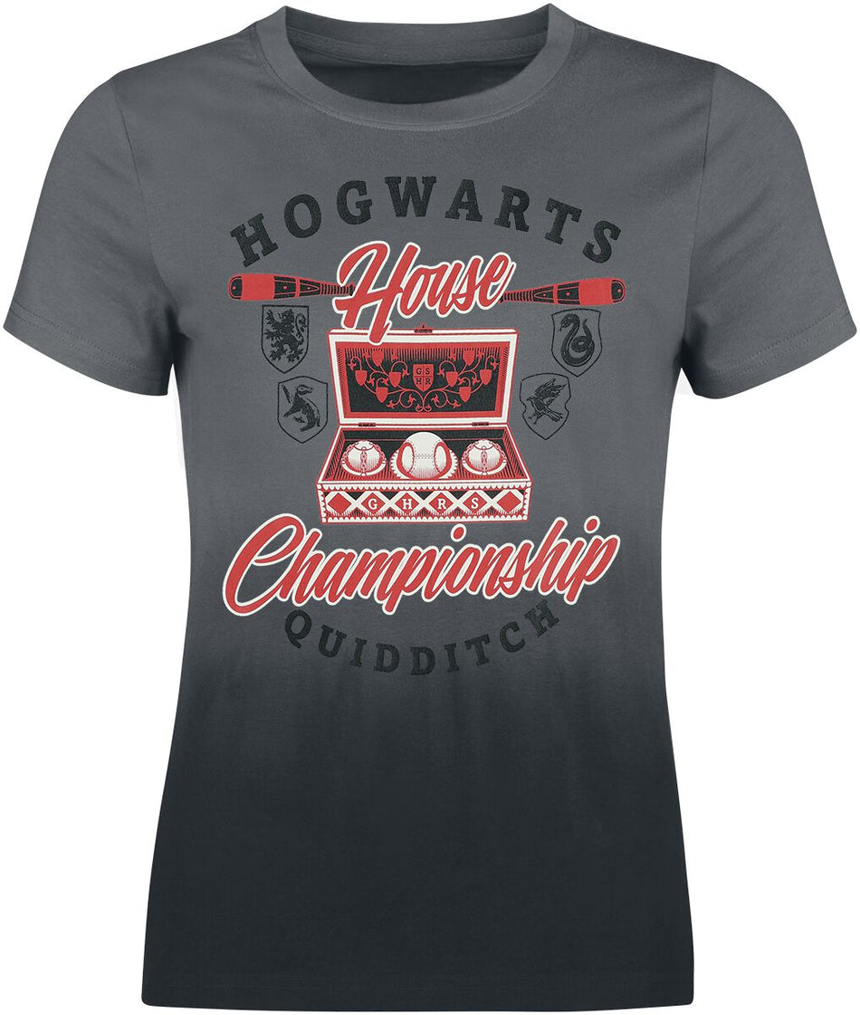 T-Shirt Manches courtes  de Harry Potter - Quidditch - S à XXL - pour Femme - multicolore - Harry Potter