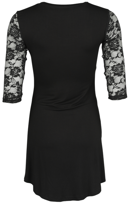 T-shirt manches longues Gothic de Gothicana by EMP - Gothicana X Anne Stokes - Haut manches longues - S à L - pour Femme - noir - Gothicana by EMP - View 2
