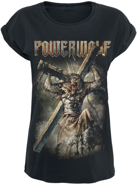 T-Shirt Manches courtes  de Powerwolf - Interludium - M à XL - pour Femme - noir - Powerwolf