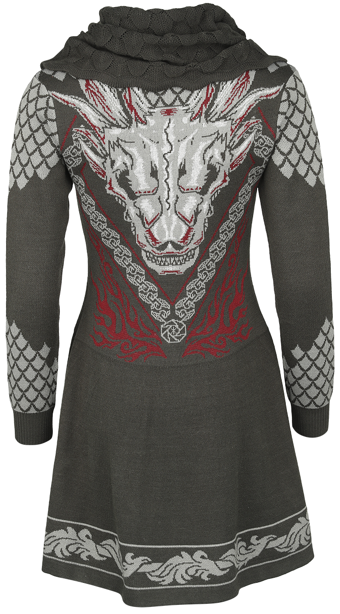 Robe mi-longue  de Game Of Thrones - House Of The Dragon - Dragon - S - pour Femme - multicolore - Game Of Thrones - View 2