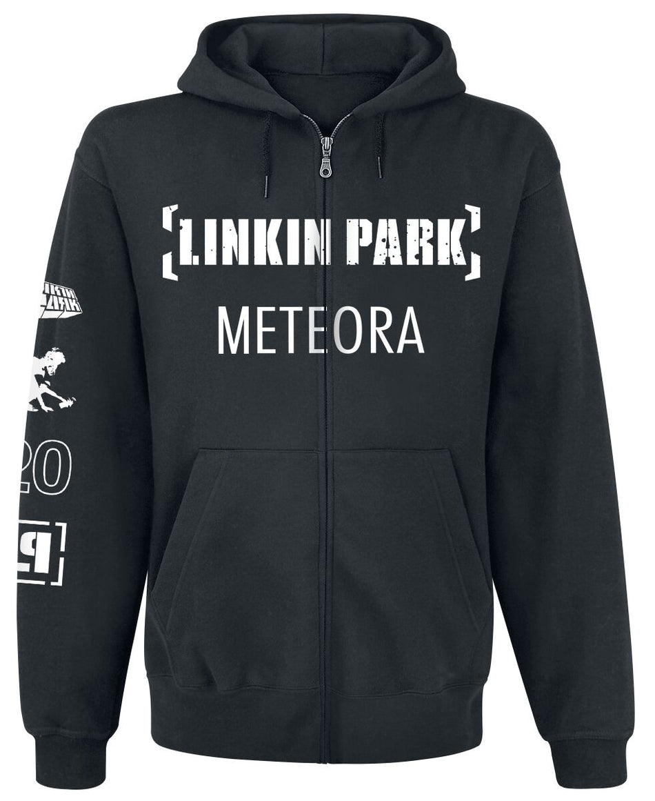 Sweat-shirt zippé à capuche  de Linkin Park - Meteora 20th Anniversary - S à XL - pour Homme - noir - Linkin Park