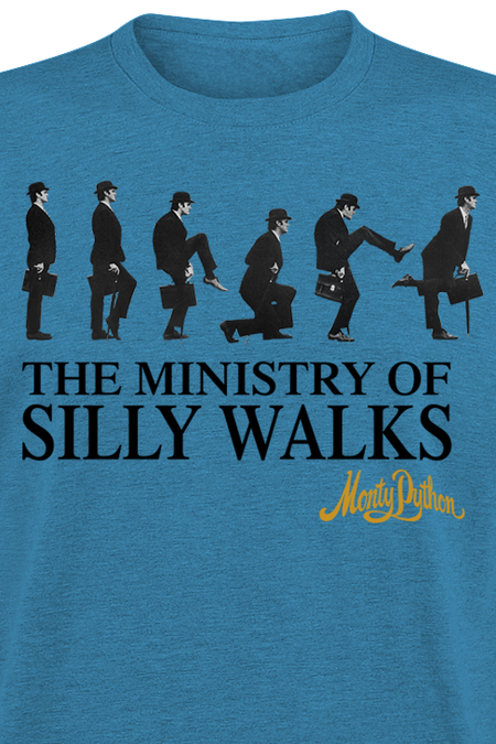 T-Shirt Manches courtes  de Monty Python - Ministry of Silly Walks - S à 3XL - pour Homme - multicolore - Monty Python - View 2