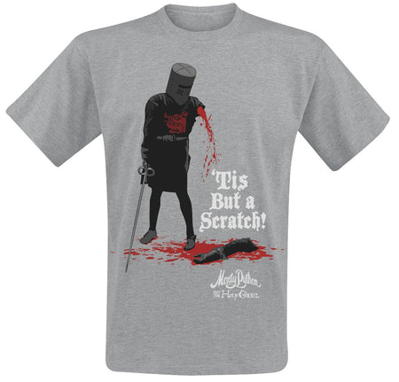 T-Shirt Manches courtes  de Monty Python - Tis But A Scratch - S à 5XL - pour Unisexe - gris - Monty Python