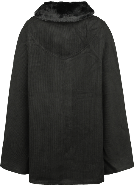 Manteaux Rockabilly de Hell Bunny - Devon - Manteau Cape - XS à L - pour Femme - noir - hell bunny - View 2