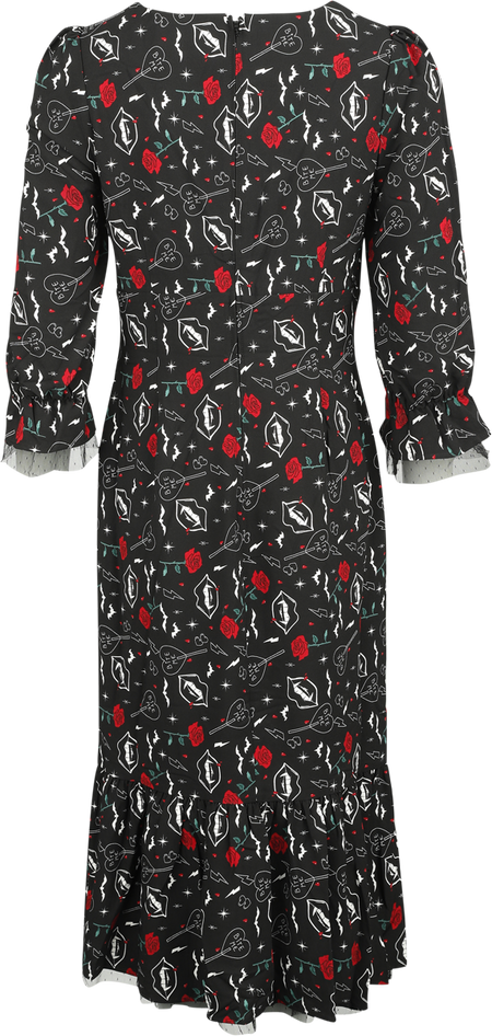 Robe longue Rockabilly de Hell Bunny - Lilth - Robe Longue - XS à M - pour Femme - multicolore - hell bunny - View 2