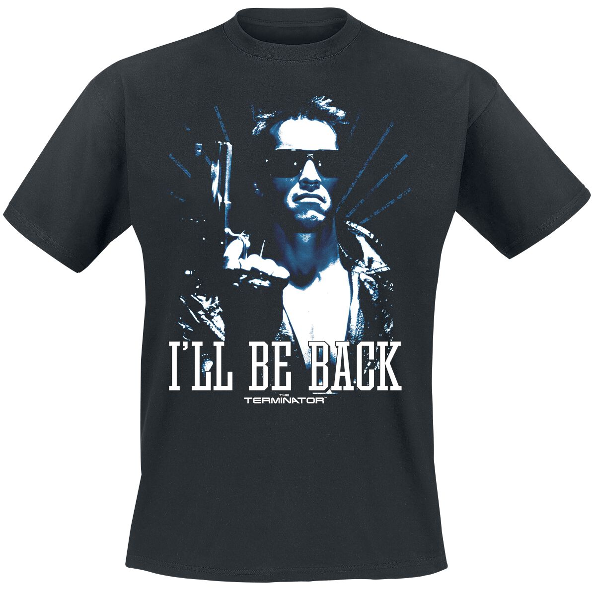 T-Shirt Manches courtes  de Terminator - I'll Be Back - S à XXL - pour Homme - noir - Terminator