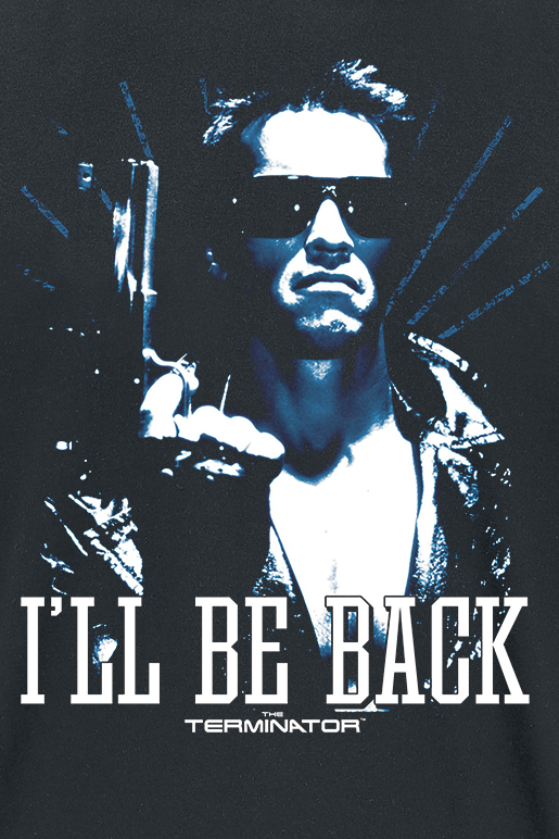 T-Shirt Manches courtes  de Terminator - I'll Be Back - S à XXL - pour Homme - noir - Terminator - View 2
