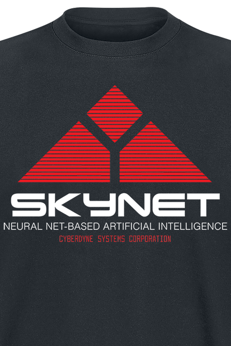 T-Shirt Manches courtes  de Terminator - Skynet - S à XXL - pour Homme - noir - Terminator - View 2