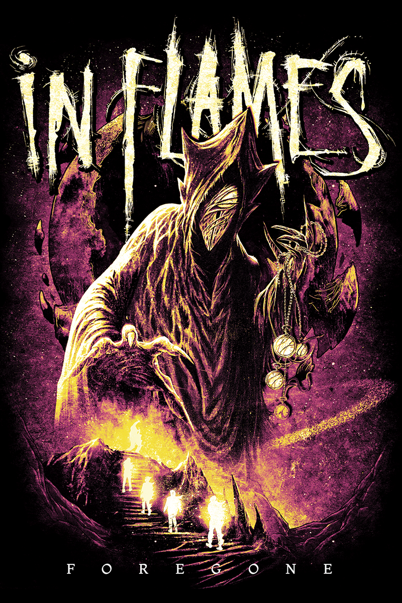 T-Shirt Manches courtes  de In Flames - Foregone Space - S à 3XL - pour Homme - noir - In Flames - View 2