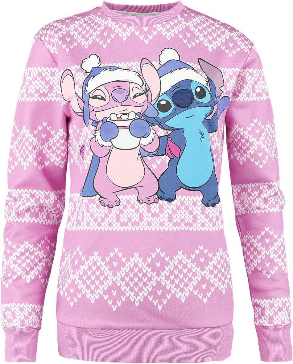 Pull De Noël Disney de Lilo & Stitch - Winter Stitch - S à 3XL - pour Femme - multicolore - Lilo & Stitch