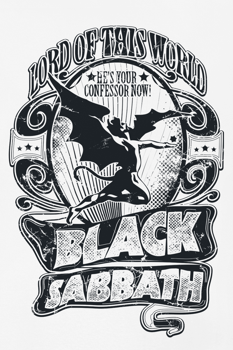 Débardeur  de Black Sabbath - Lord Of This World - S à XXL - pour Homme - blanc - Black Sabbath - View 2