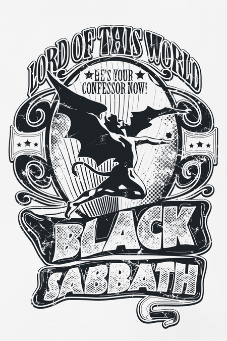 Débardeur  de Black Sabbath - Lord Of This World - S à XXL - pour Homme - blanc - Black Sabbath - View 2