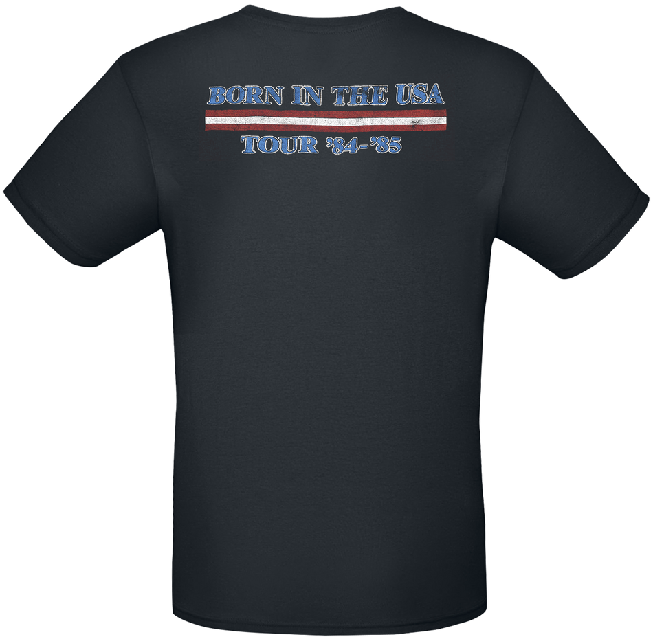 T-Shirt Manches courtes  de Bruce Springsteen - Tour '84-'85 - S à 3XL - pour Homme - noir - Bruce Springsteen - View 2
