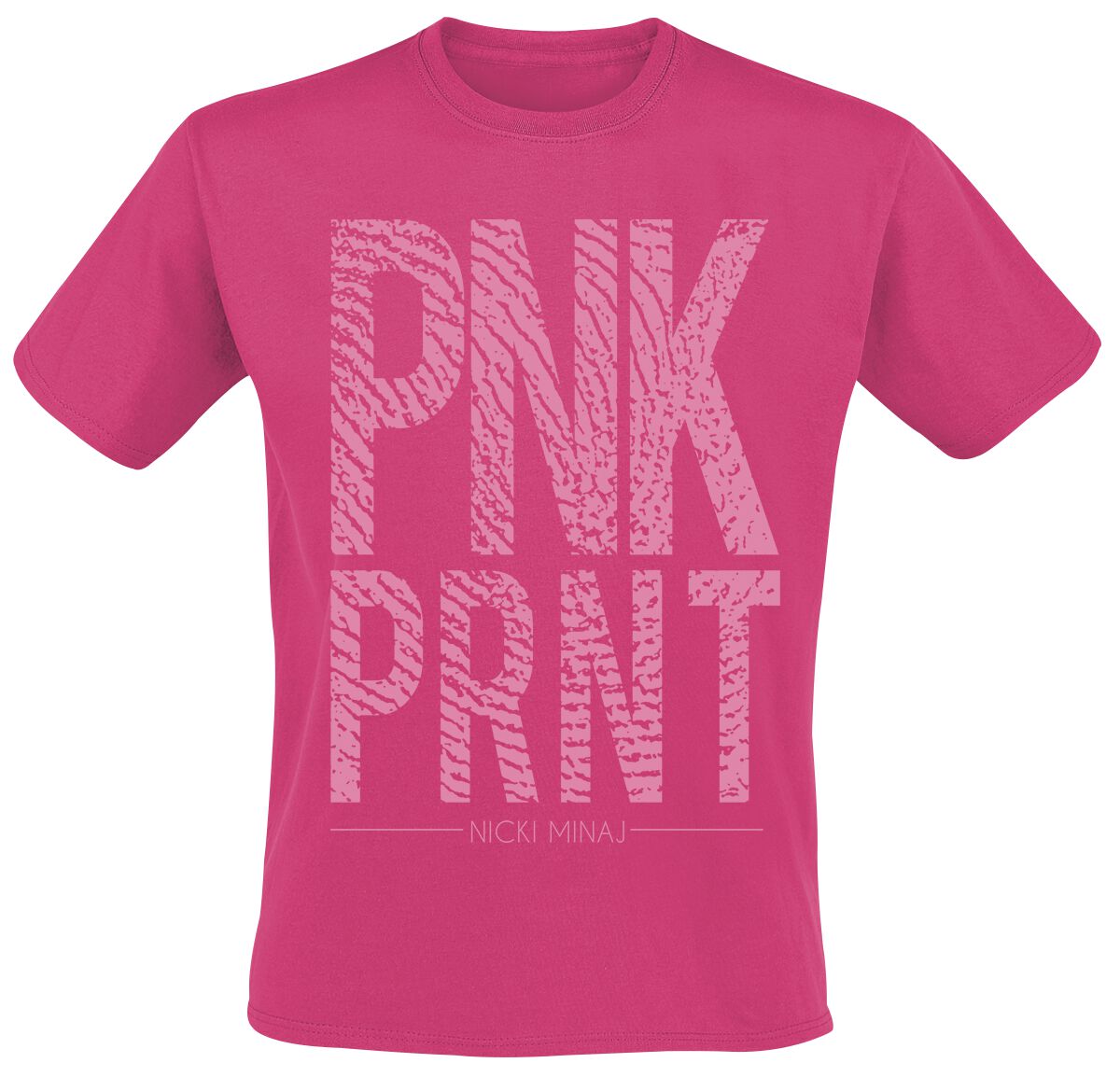 T-Shirt Manches courtes  de Nicki Minaj - Pnk Prnt - S à XL - pour Homme - rose - Nicki Minaj