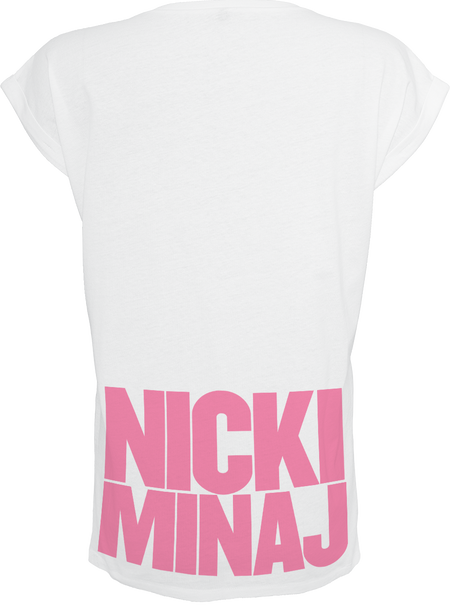 T-Shirt Manches courtes  de Nicki Minaj - Pink Baroque Frame - S à XXL - pour Femme - blanc - Nicki Minaj - View 2