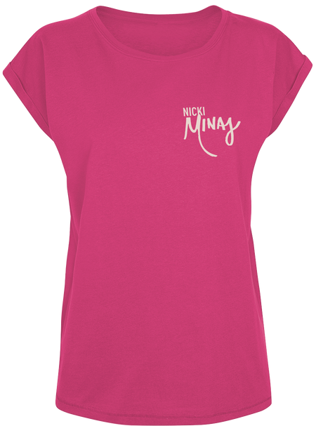 T-Shirt Manches courtes  de Nicki Minaj - Pink Halftone - S à XXL - pour Femme - rose - Nicki Minaj - View 2