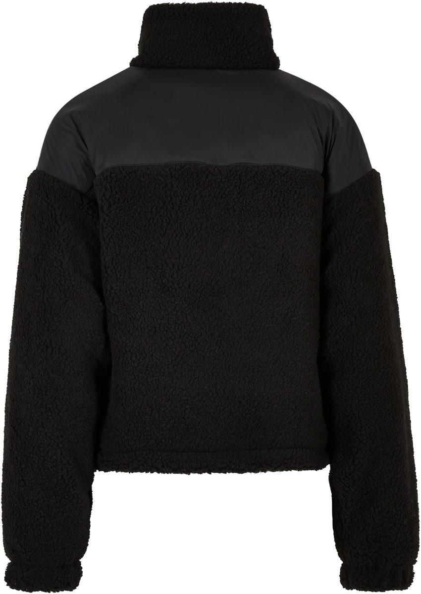Veste mi-saison  de Urban Classics - Veste Mixée Sherpa - XS à 3XL - pour Femme - noir - Urban Classics - View 2