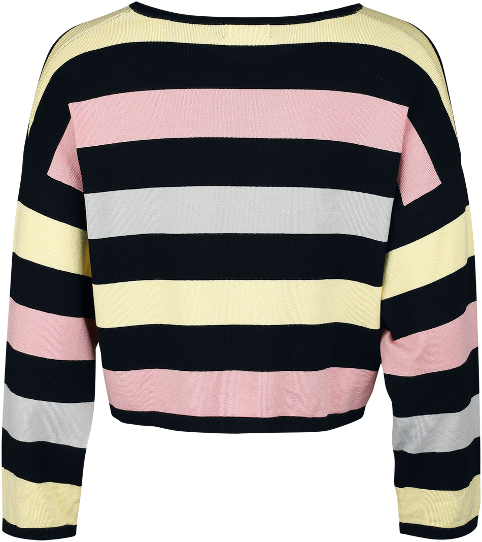 Pull tricoté  de Banned Alternative - Pull Rayé Nana - S à XL - pour Femme - multicolore - Banned Alternative - View 2