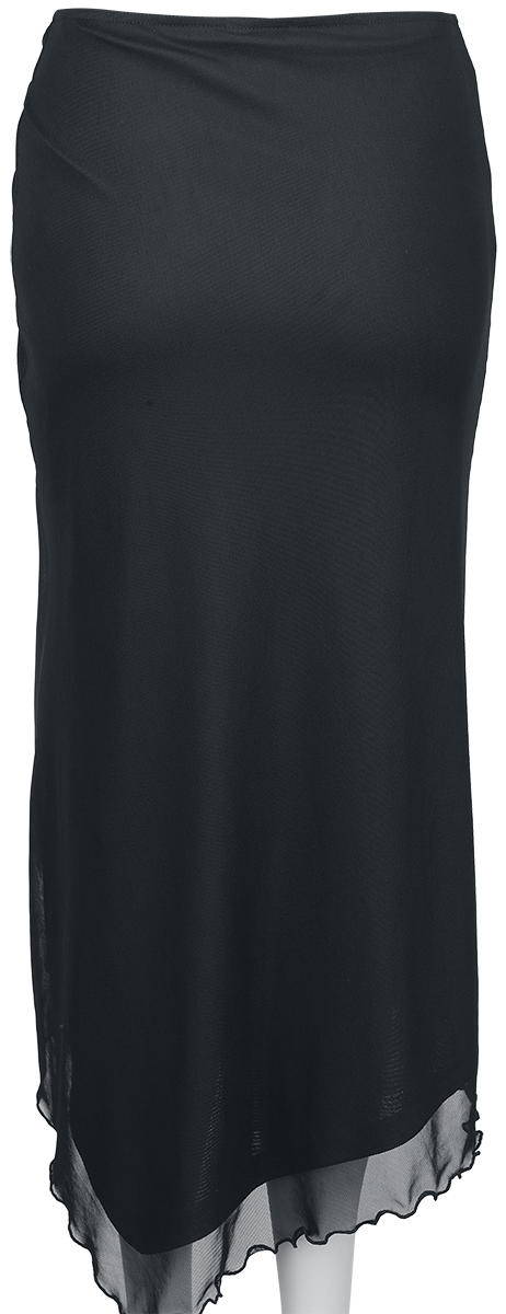 Jupe mi-longue  de Banned Alternative - Jupe Mesh Plissé Umbra - XS à 4XL - pour Femme - noir - Banned Alternative - View 2