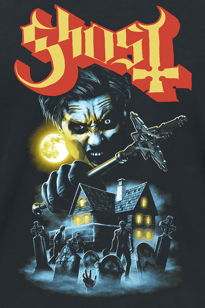 T-Shirt Manches courtes  de Ghost - By The Cemetery - S à 4XL - pour Homme - noir - Ghost - View 2