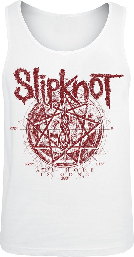 Débardeur  de Slipknot - Star Symbol - S à 3XL - pour Homme - blanc - Slipknot
