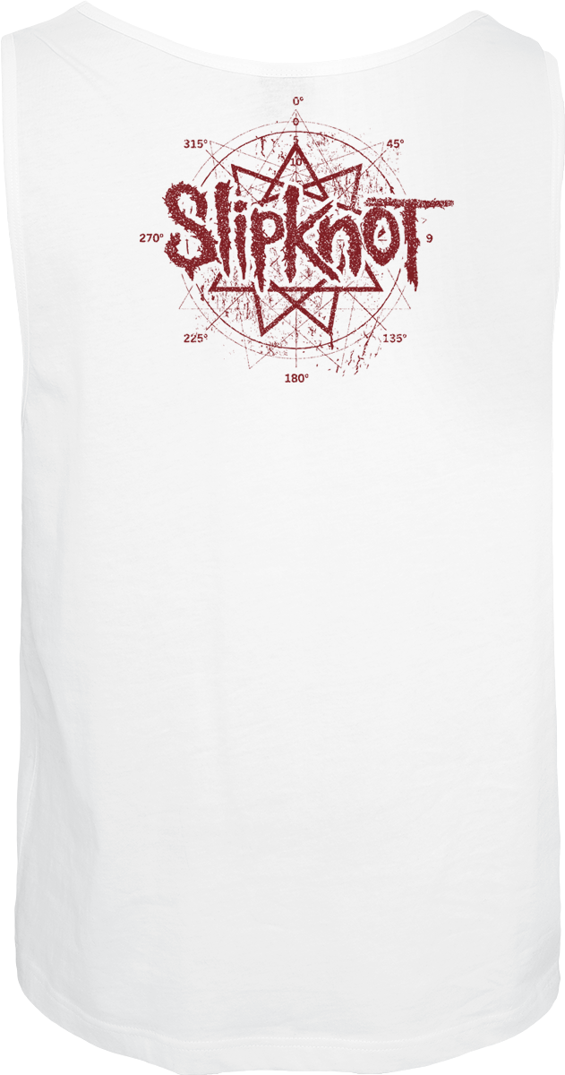 Débardeur  de Slipknot - Star Symbol - M à 3XL - pour Homme - blanc - Slipknot - View 2