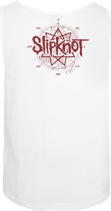 Débardeur  de Slipknot - Star Symbol - M à 3XL - pour Homme - blanc - Slipknot - View 2