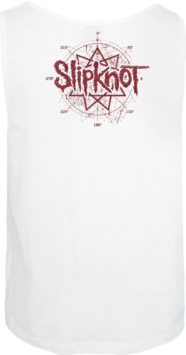 Débardeur  de Slipknot - Star Symbol - S à 3XL - pour Homme - blanc - Slipknot - View 2