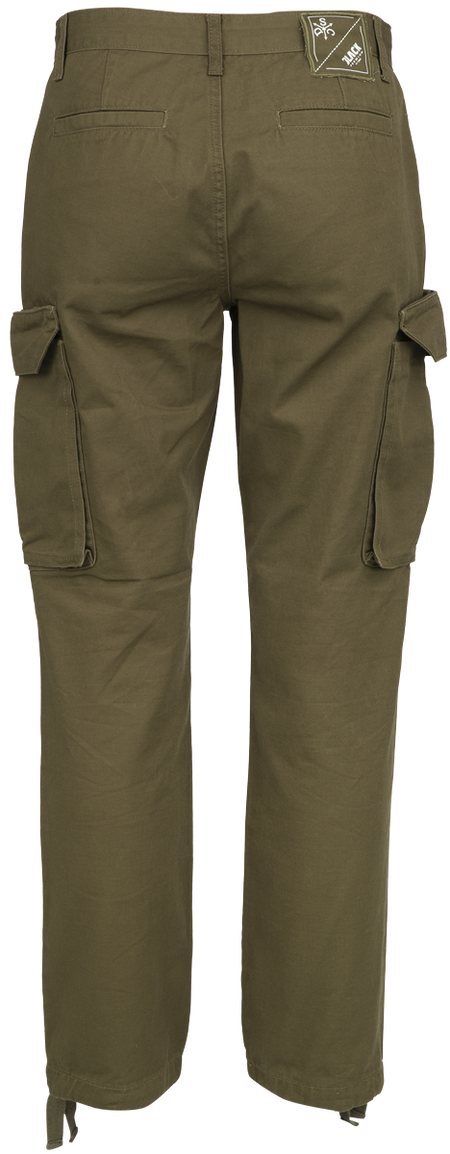 Pantalon Cargo  de Black Premium by EMP - Collection EMP Street Crafted Design - Pantalon Cargo - W27L32 à W31L32 - pour Femme - olive - Black Premium by EMP - View 2