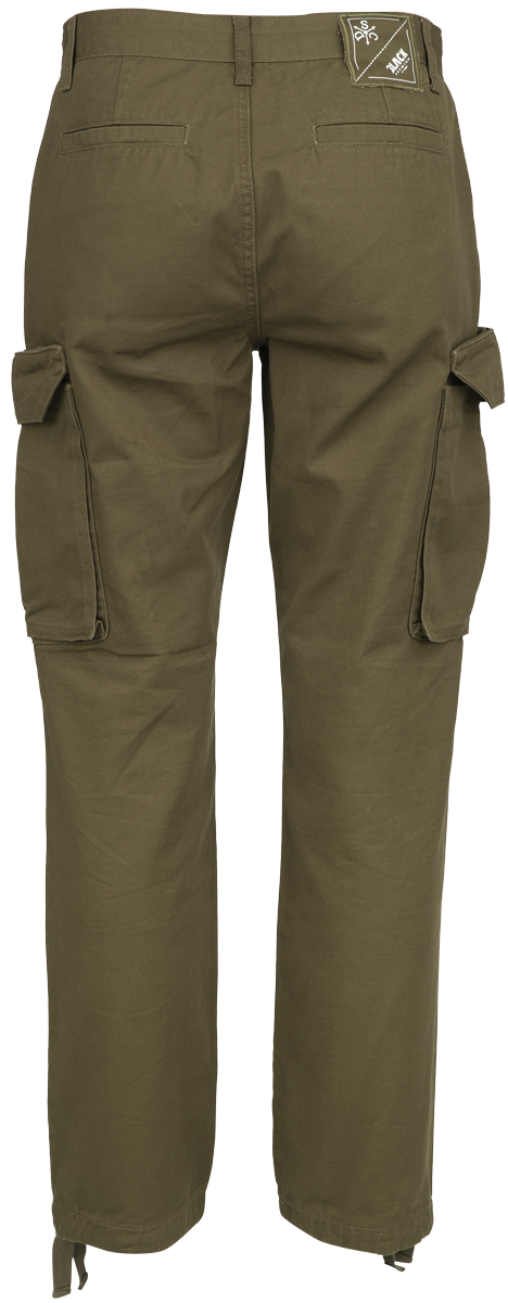 Pantalon Cargo  de Black Premium by EMP - Collection EMP Street Crafted Design - Pantalon Cargo - W27L32 à W31L32 - pour Femme - olive - Black Premium by EMP - View 2