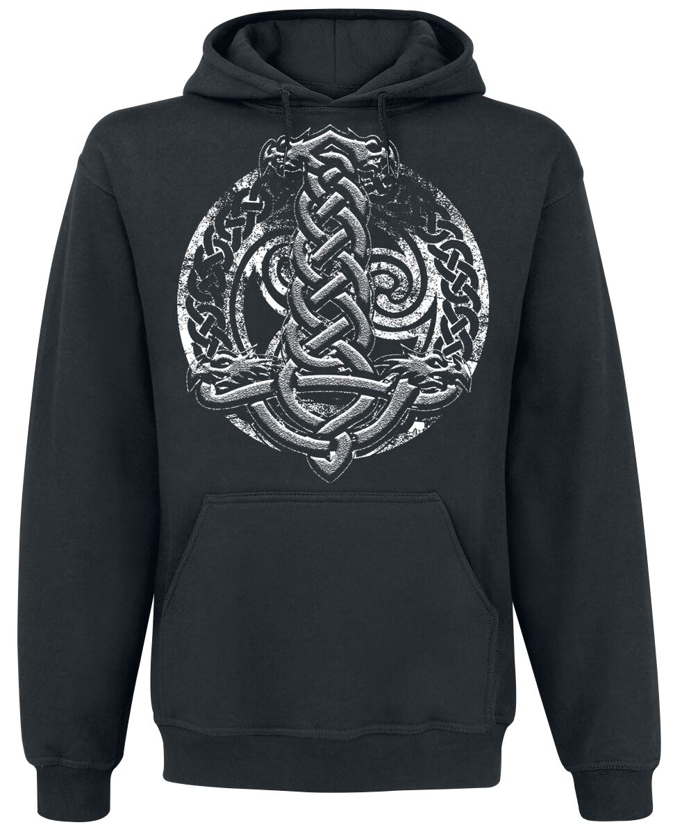 Sweat-shirt à capuche  de Axel Hermann - Celtic Shield - S à 5XL - pour Homme - noir - Axel Hermann