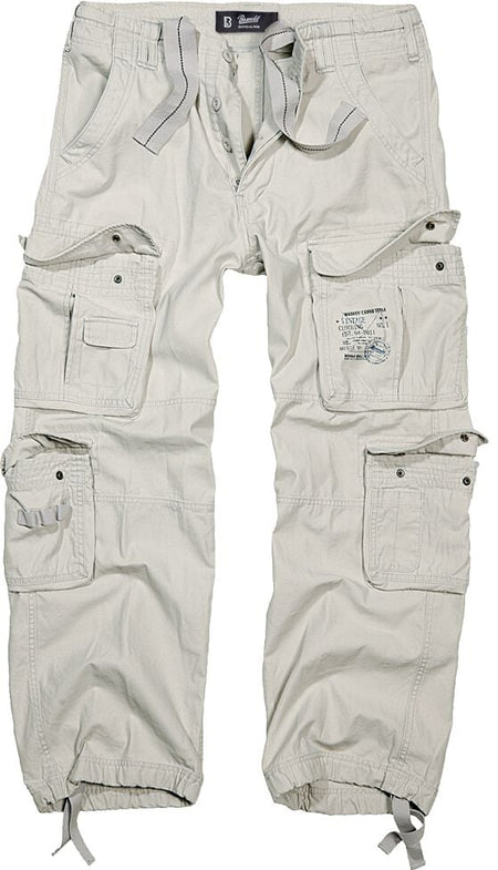 Pantalon Cargo  de Brandit - Pantalon Pure Vintage - S à 5XL - pour Homme - blanc cassé - Brandit