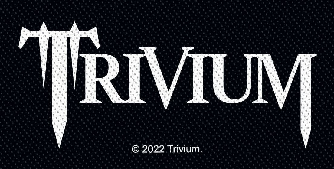 Patch  de Trivium - Logo - pour Unisexe - noir/gris/blanc - Trivium