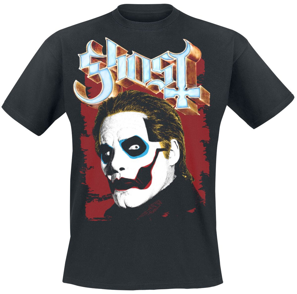T-Shirt Manches courtes  de Ghost - Pop Art Papa 4 - L à XL - pour Homme - noir - Ghost
