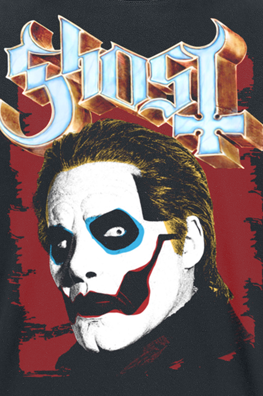 T-Shirt Manches courtes  de Ghost - Pop Art Papa 4 - L à XL - pour Homme - noir - Ghost - View 2