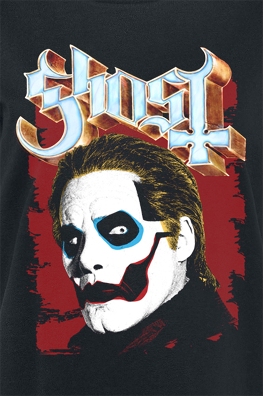 T-Shirt Manches courtes  de Ghost - Pop Art Papa 4 - XS à 5XL - pour Femme - noir - Ghost - View 2