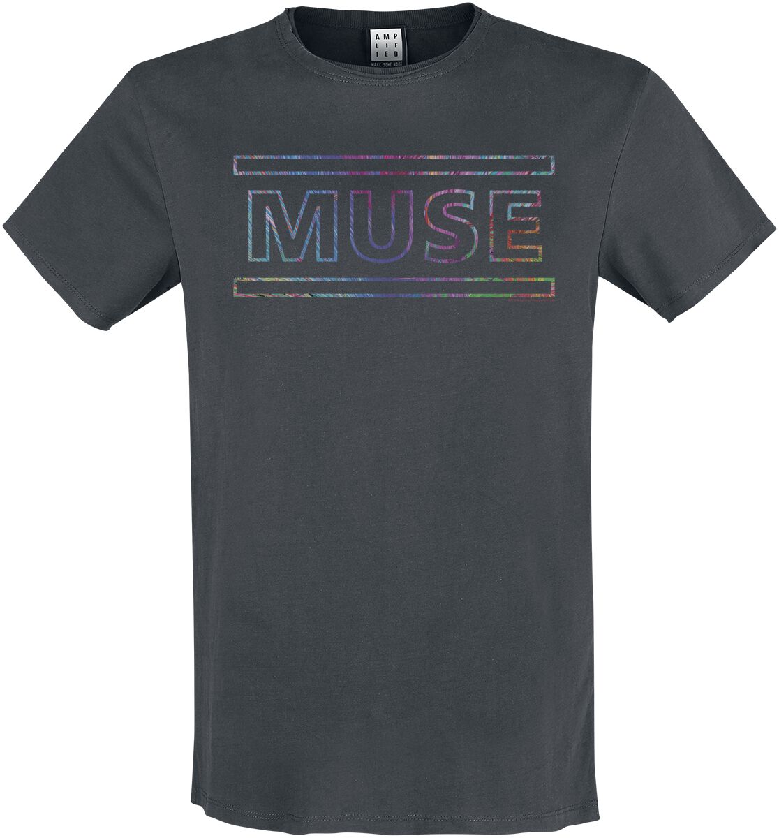 T-Shirt Manches courtes  de Muse - Amplified Collection - Logo - S à 3XL - pour Homme - anthracite - Muse