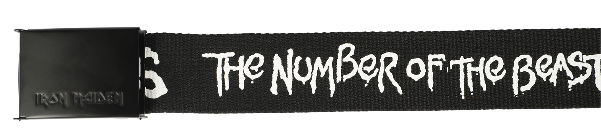 Ceinture  de Iron Maiden - Logo - pour Unisexe - noir - Iron Maiden - View 2