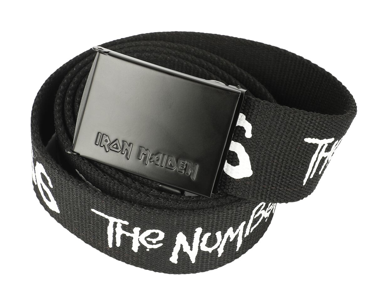 Ceinture  de Iron Maiden - Logo - pour Unisexe - noir - Iron Maiden
